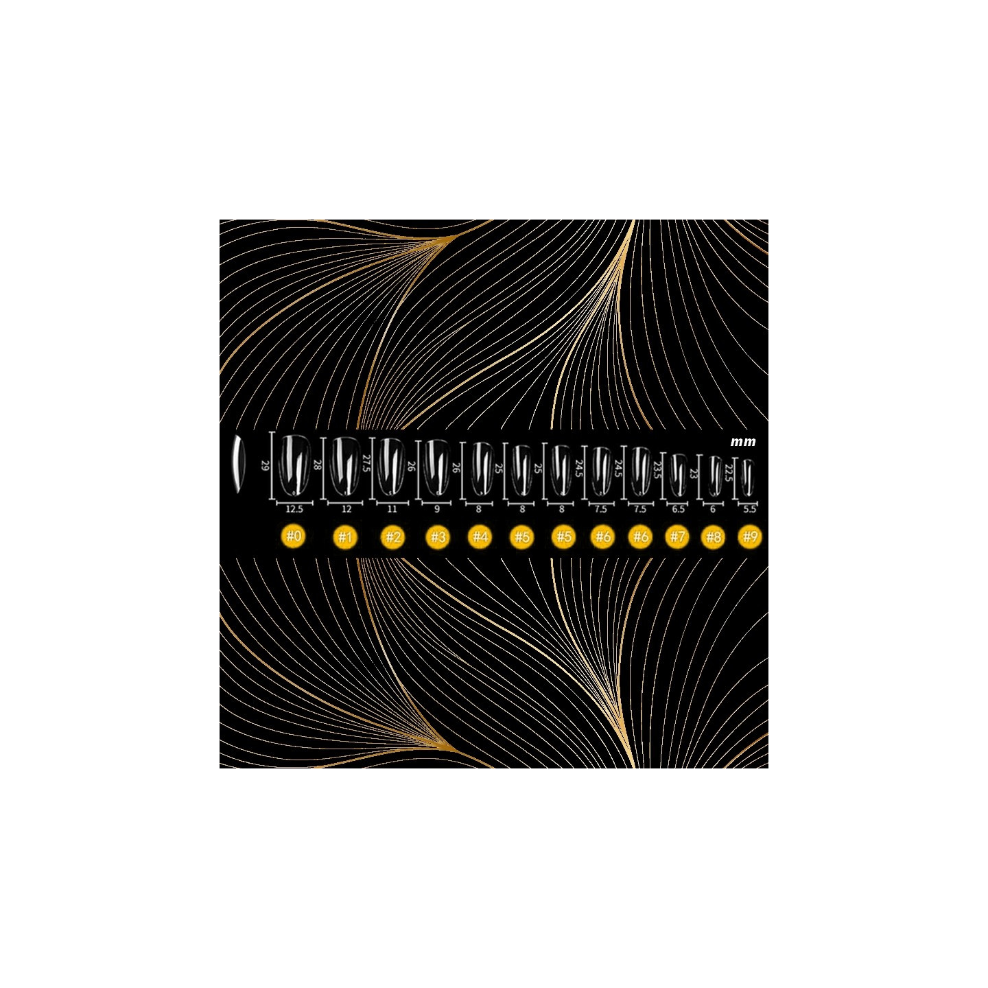 Rond - Moyen - Boite de 600pcs