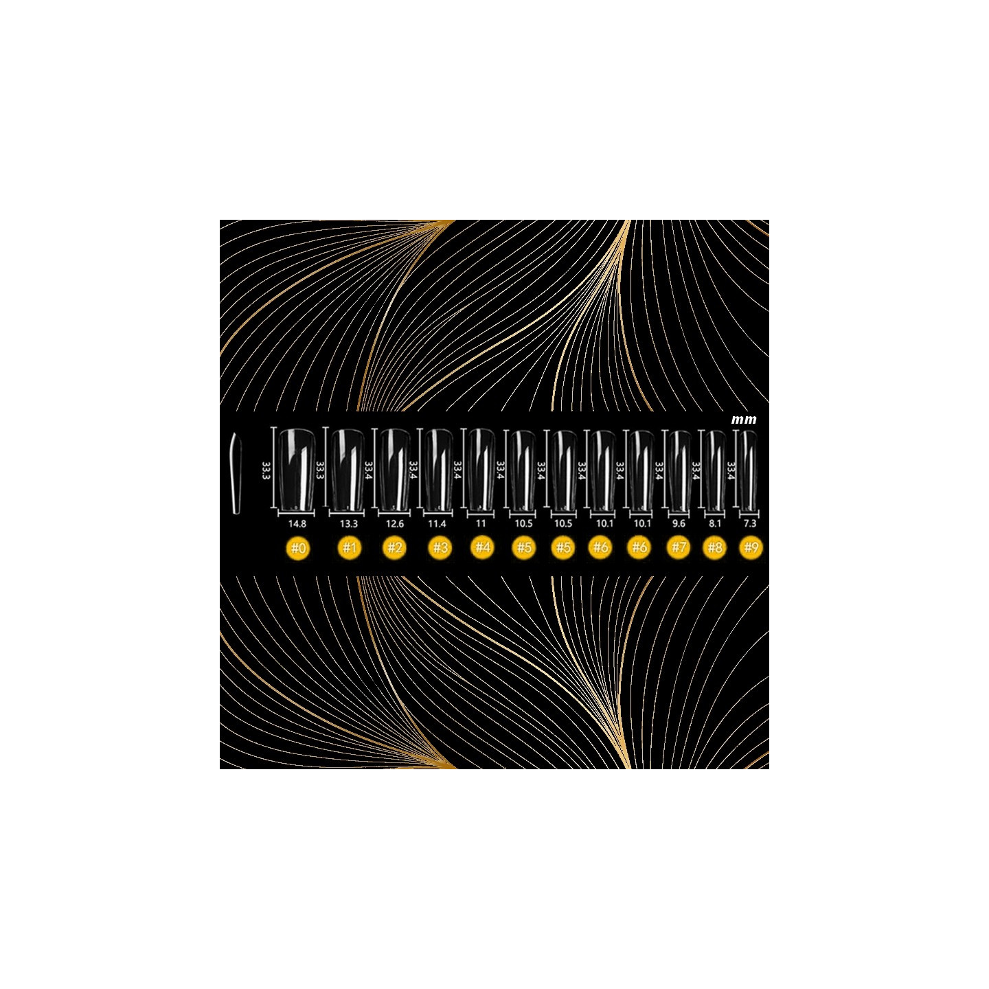 Carré - Long - Boite de 600pcs