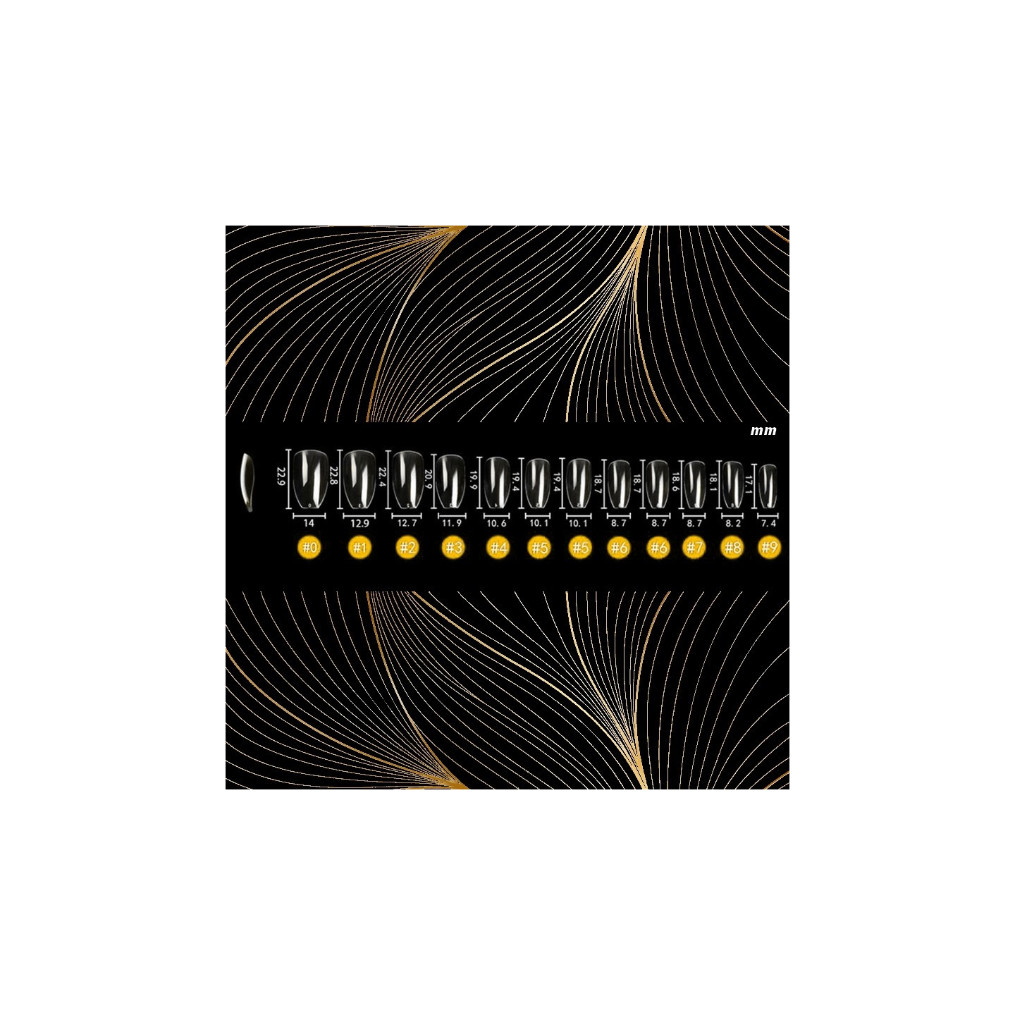 Coffin - Court - Boite de 600pcs