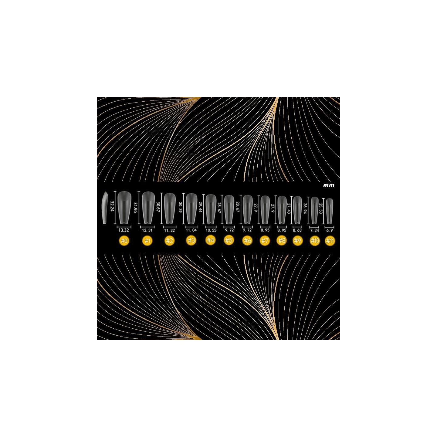 Coffin - Long - Boite de 600pcs