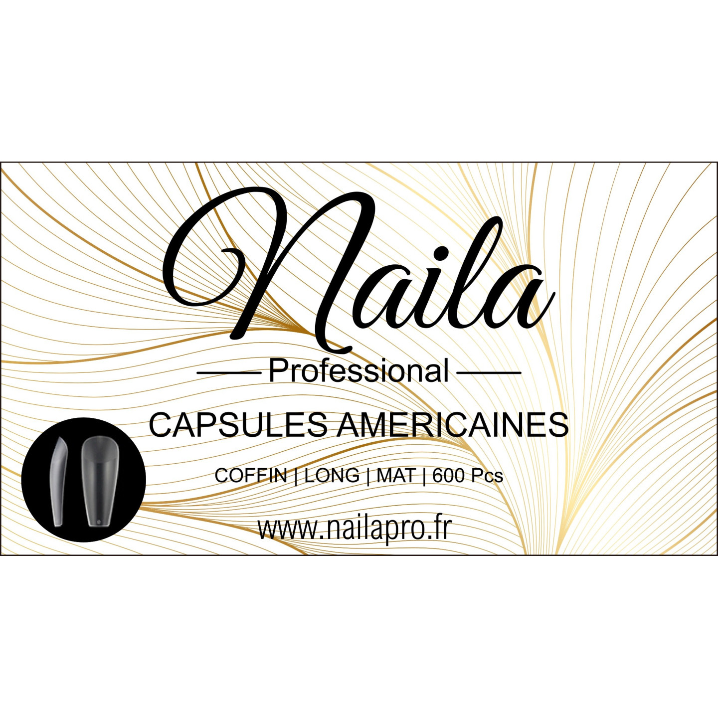 Coffin - Long - Boite de 600pcs