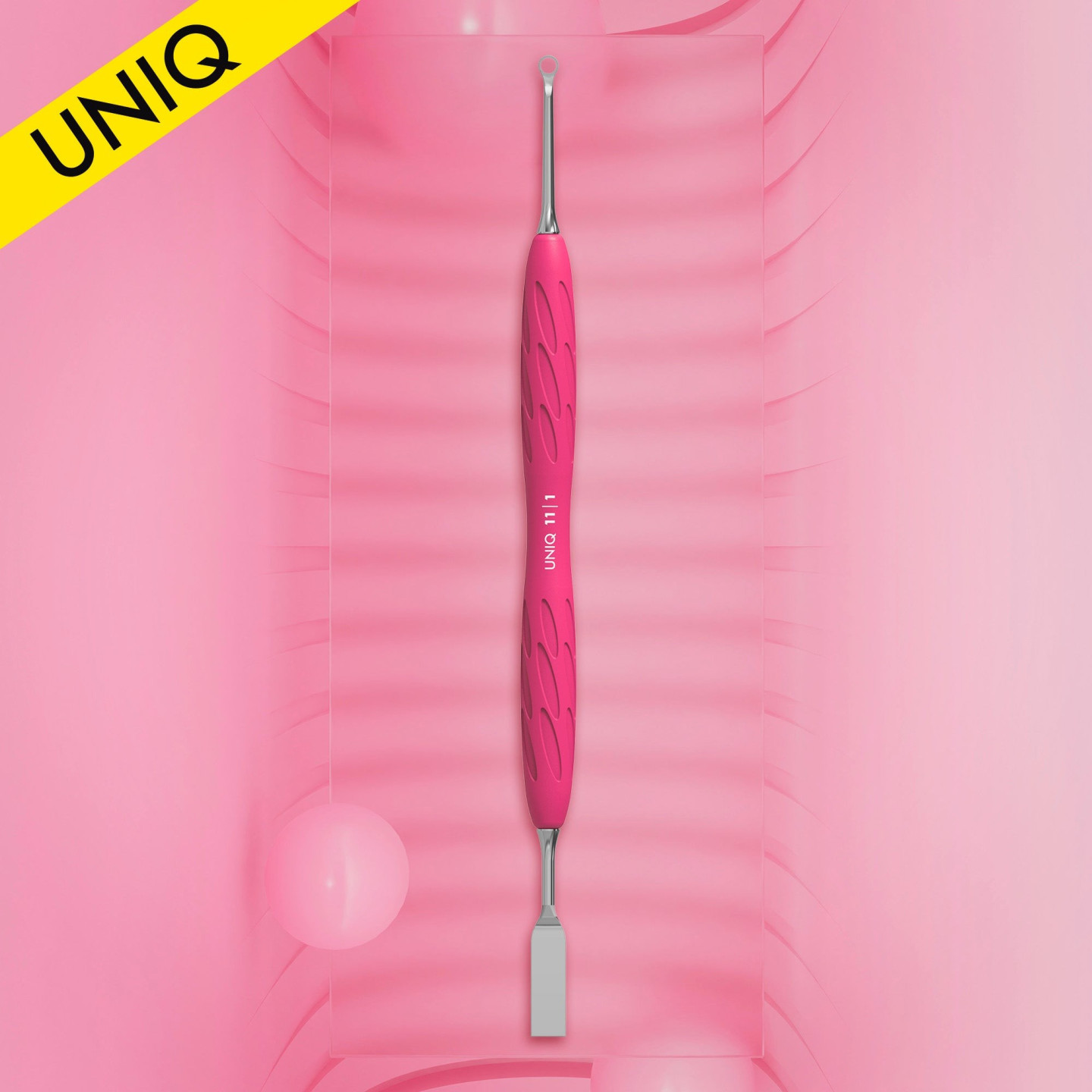 Pousse De Manucure Avec Manche En Silicone "Gummy" UNIQ 11 TYPE 1