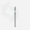 Embout diamant « Flamme », Vert, Diamètre Tête 2.1 Mm, Partie Active 8mm