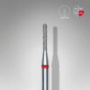 Embout diamant « Cylindre », Rouge, Diamètre De La Tête 1.4 Mm, Partie Active 8 Mm