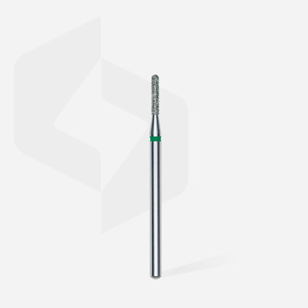 Embout diamant « Cylindre », Vert, Diamètre De La Tête 1.4 Mm, Partie Active 8 Mm