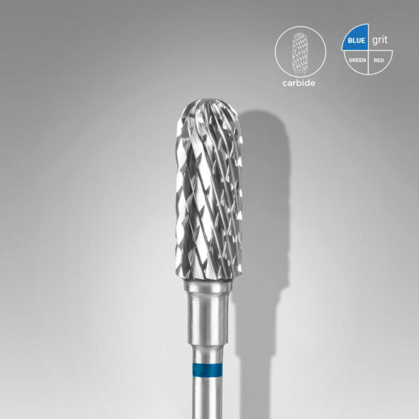 Embout Carbure, « Cylindre » Arrondi - Bleu - Diamètre Tête 5 Mm / Partie Active 13 Mm