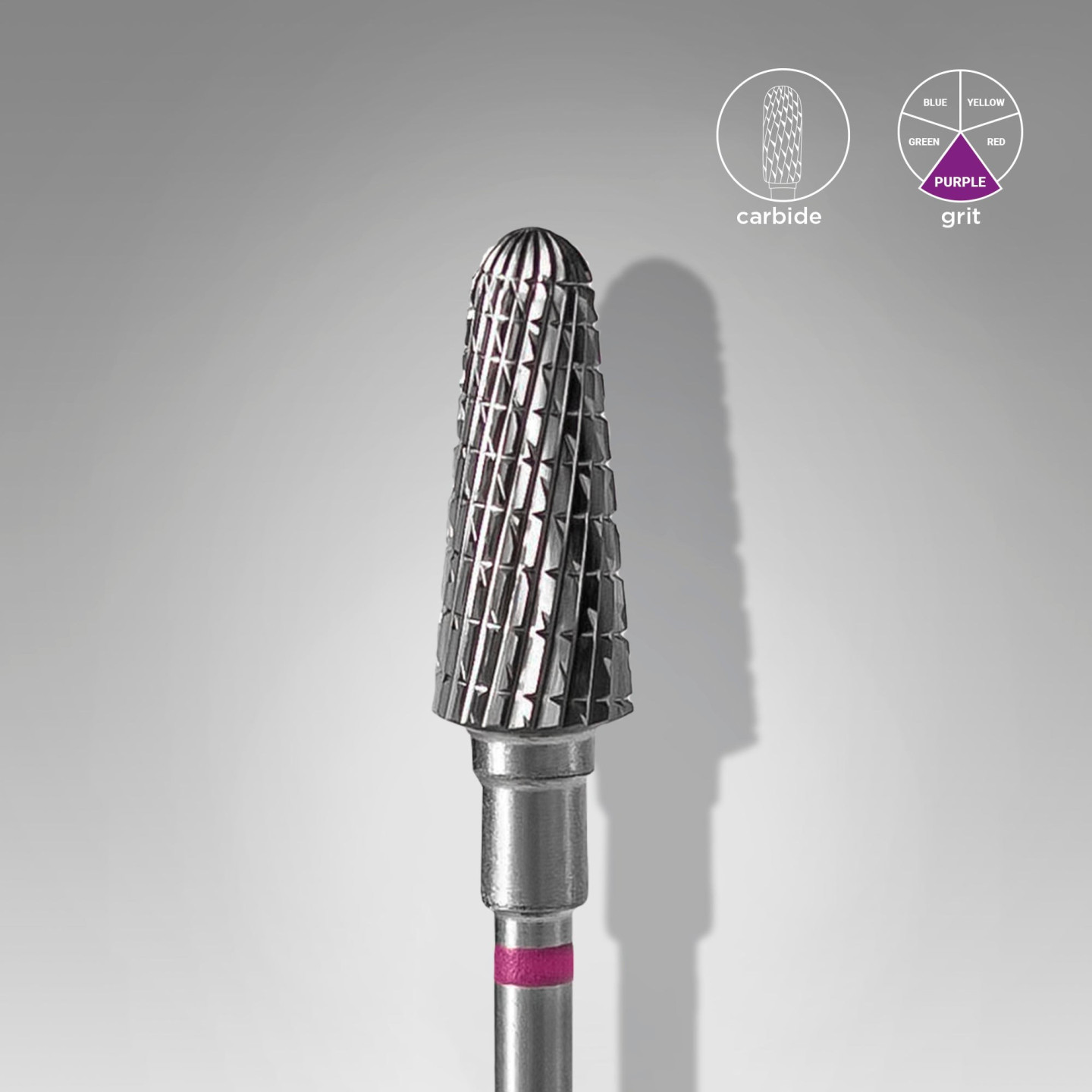 Embout Carbure, «Frustum», Purple, Diamètre De La Tête 6 Mm / Partie Active 14 Mm