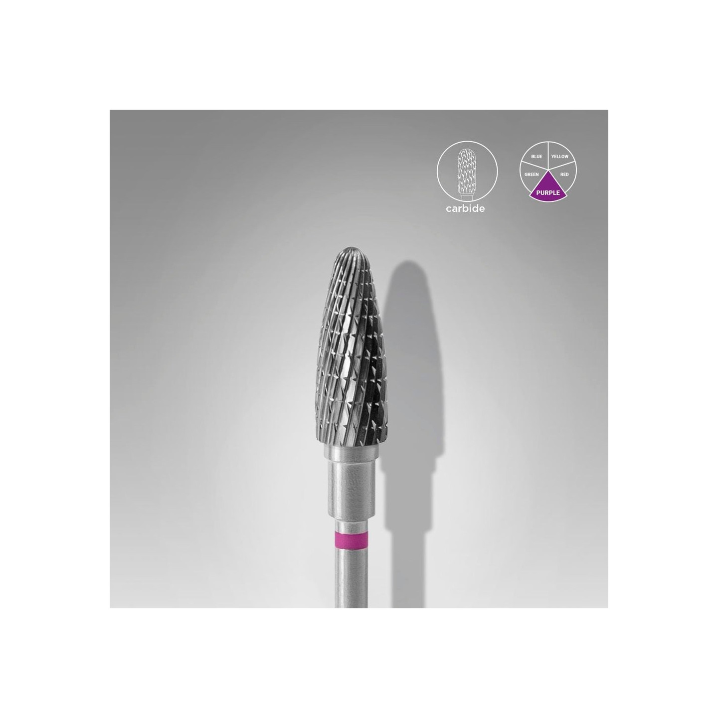 Embout Carbure, «Corn» Violet, Diamètre Tête 6 Mm / Partie Active 14 Mm