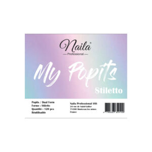 Popits Stiletto - Rond (120 pcs  - pour gel Pro shape)