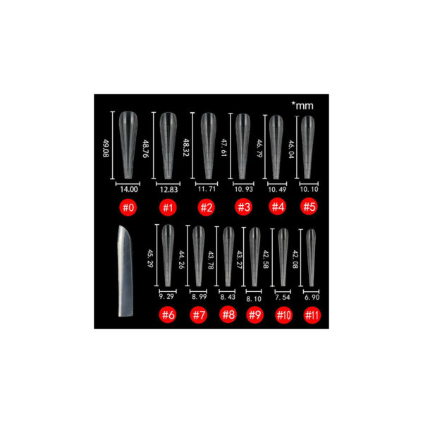 Popits Coffin (120 pcs  - pour gel Pro shape)