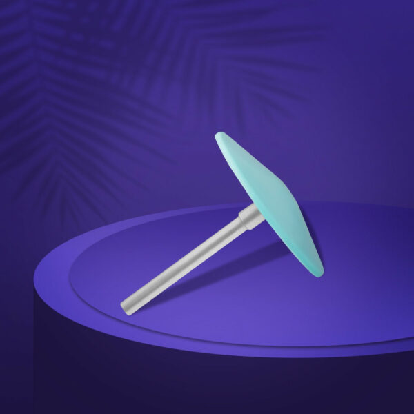 Disque pédicure en plastique chanfreiné PODODISC STALEKS PRO L fourni avec embout-anneau interchangeable 180 grit