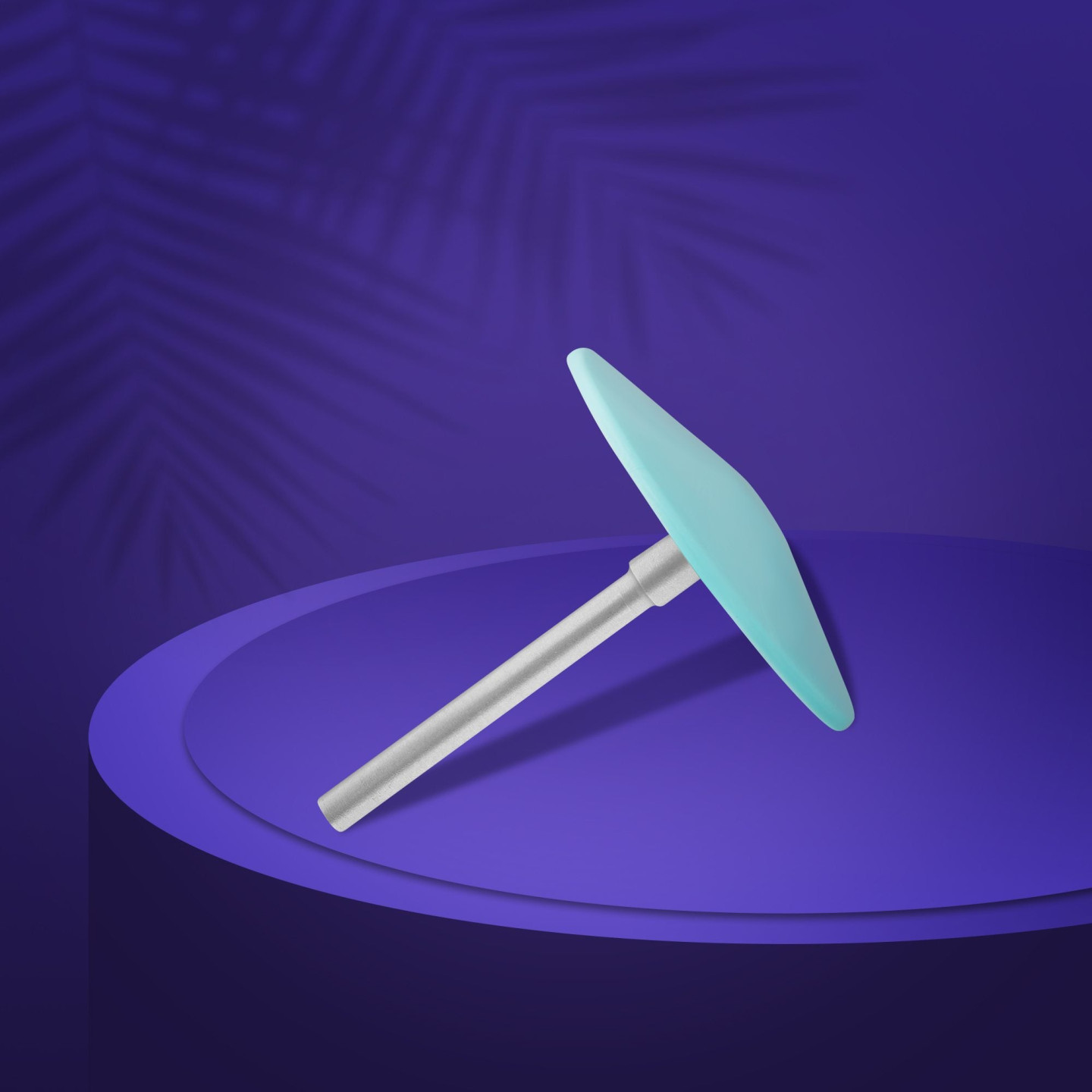 Disque pédicure en plastique chanfreiné PODODISC STALEKS PRO L fourni avec embout-anneau interchangeable 180 grit