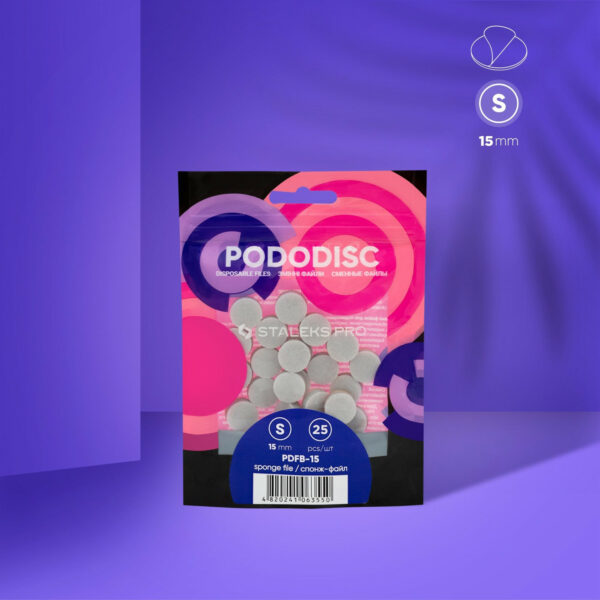 Embouts-éponges interchangeables pour disque pédicure PODODISC STALEKS PRO S (25 pcs)