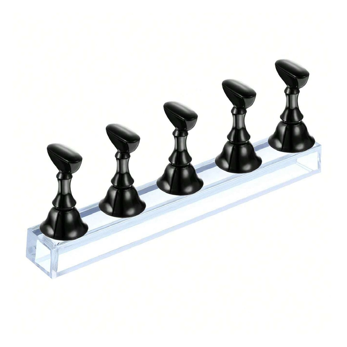 Support ongle noir - Magnétique - Entrainement Nail Art