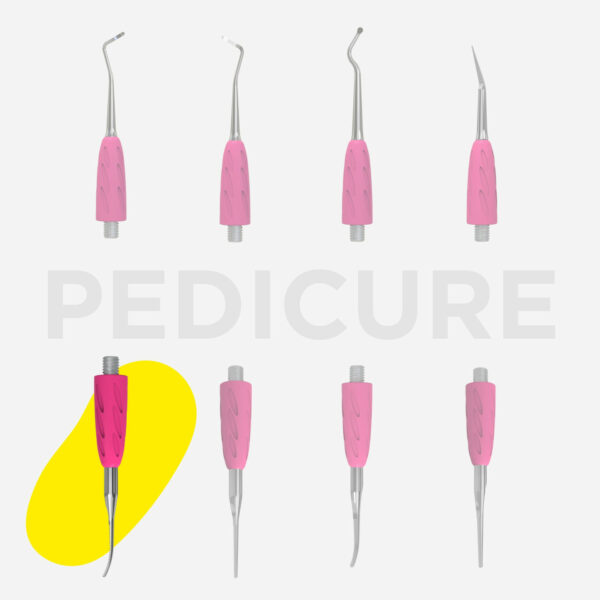 Lime à ongles de pied étroite avec extrémité courbée - Combo UNIQ 35